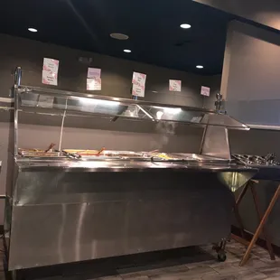 Steamy hot buffet