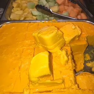 Mango Ice Cream and Fruit