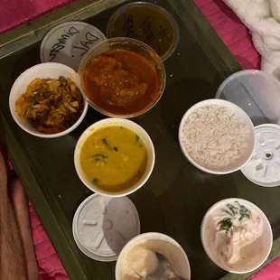 Non veg thali.....no taste of food.