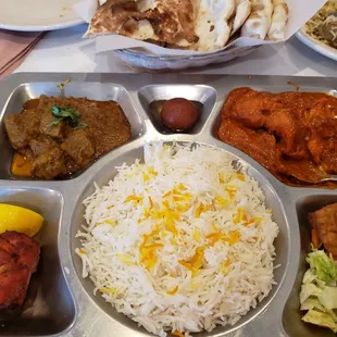Non-veg Thali. Amazingly good!