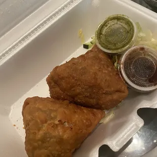 Vegetable Keema Samosa