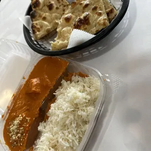 Lunch combo with Naan $14.95