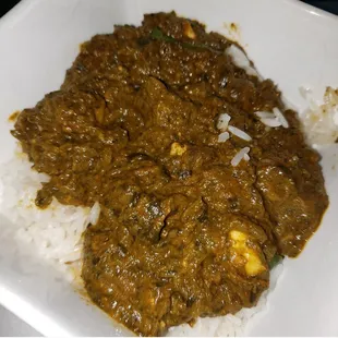 Saag paneer (extra spicy)
