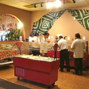 Buffet served daily.