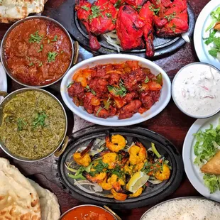 Indian food Spread