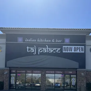 Front of the restaurant