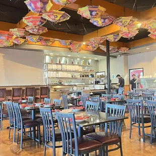 Interior of restaurant