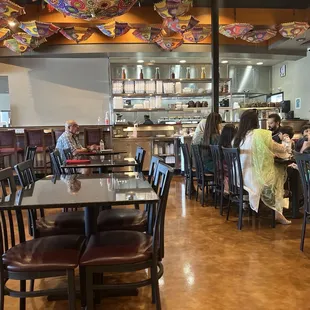 Interior of restaurant