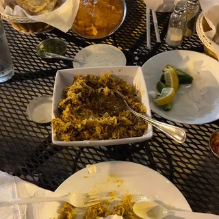 Goat Biryani (with bones)