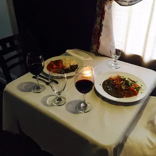 Beautiful, Romantic dining area with amazing food. Please bring your family &amp; friends come try the Indian cuisine at Taj Restaurant &amp; Bar!