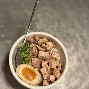 Chicken Chashu Bowl.