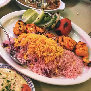 Boneless Chicken Shish Kabob