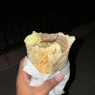 21. Gyros Sandwich-signature wrap in tortilla