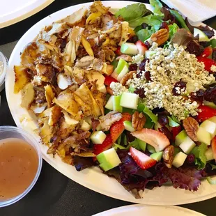 Apple Walnut Salad (w/chicken)