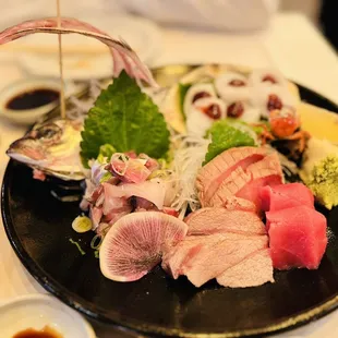 Spanish mackerel sashimi