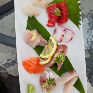 Sashimi Sampler @tiffhuangry