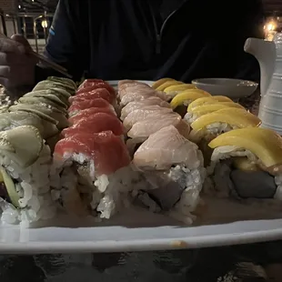 Sushi (Levolor Roll, CNN Roll, Hammer 2 Roll, Copacabana Roll)