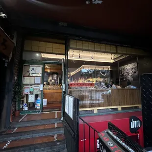 the outside of a japanese restaurant