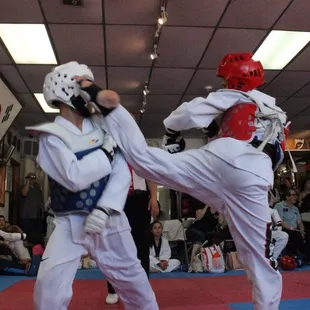 Josh competing in Denver! Great kick!!