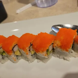 Golden California rolls