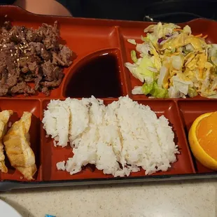 Kids bulgogi meal