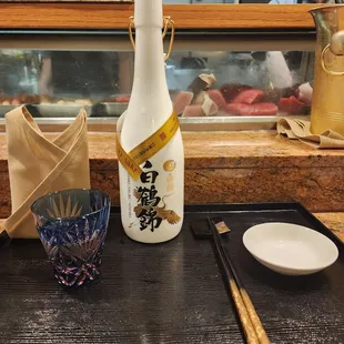 Yes, of course, I had to pull out from my cellar, a special Junmai Daiginjo Sake made with Yamada Nishiki rice ! :)