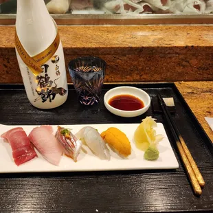 Ending with a series of Sushi ! Delicious  ! :)