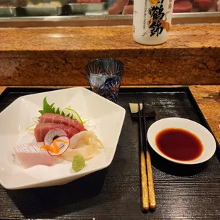 Yellowtail belly with Otoro ! ( both from Japan) ! :)