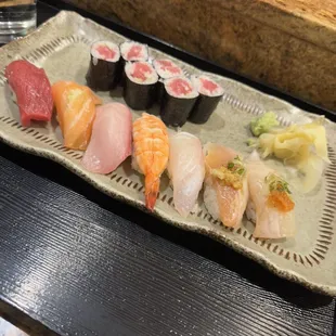 sushi, sushi and sashimi, sashimi, food