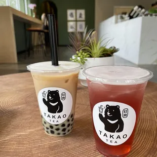 Black Milk Tea and Herbal Tea