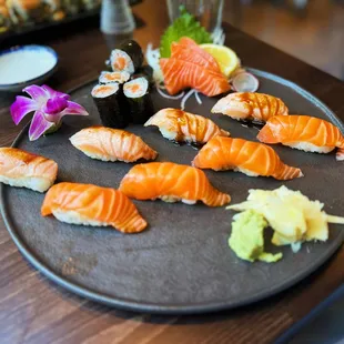 Assorted salmon