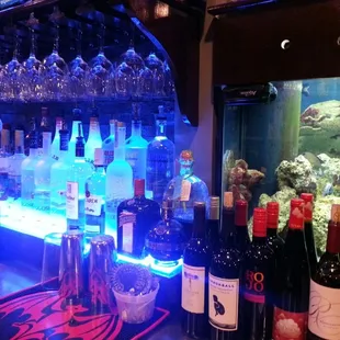 interior, sushi and sashimi