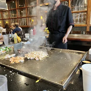 Chef cooking our meals