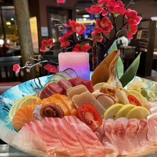 sushi and sashimi, food, sashimi, sushi