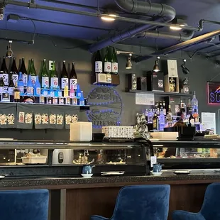 Clean and well maintained bar