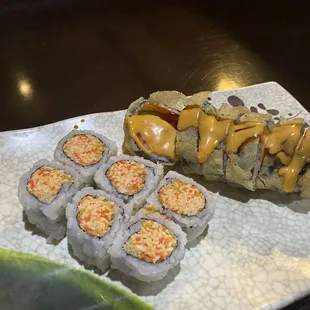 Spicy Snow Crab Roll, 2. Out of Control Roll