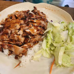 Lunch chicken teriyaki.