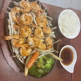 Shrimp teriyaki