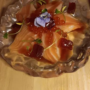Spicy Salmon Carpaccio