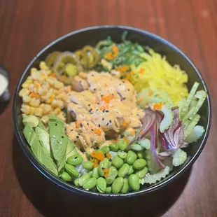 POKE BOWL FRIED SCALLOP
