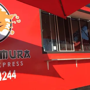 the front of the truck