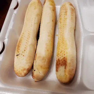Breadsticks came with cheese