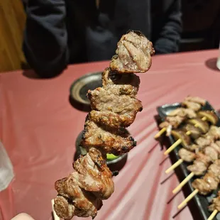 Beef yakitori