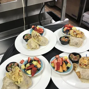 Breakfast burritos