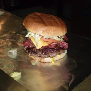 The Best Pastrami Burger from Take a Bite Deli