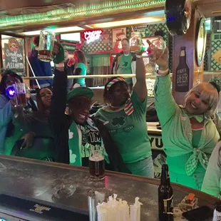 St. Pat&apos;s bar crawl.