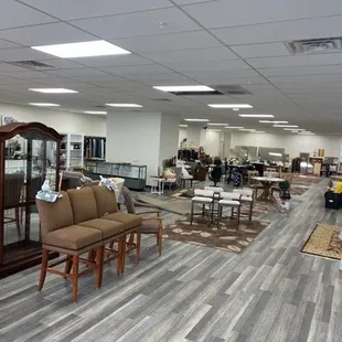 Inside new store