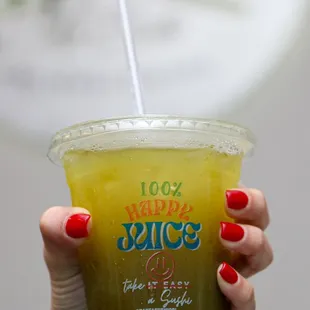 Cheers to a refreshing day with a twist of green goodness!