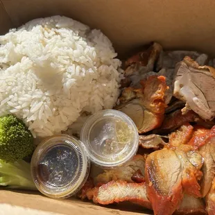 Roast Duck and BBQ Pork Rice