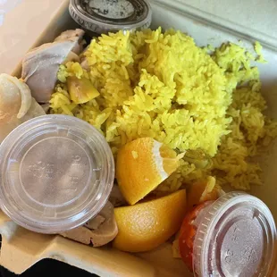 Singapore chicken rice